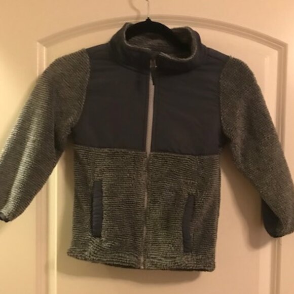 Members Mark Toddler Boy 6 Gray Fleece Jacket Zip-Up Pockets - Picture 1 of 3